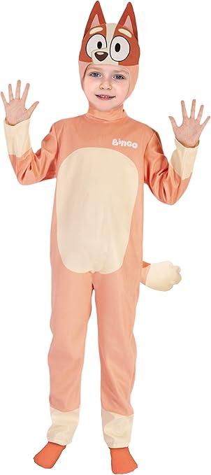 Ciao- Bluey perrito mono peluche niño unisex disfraz original Bluey BBC